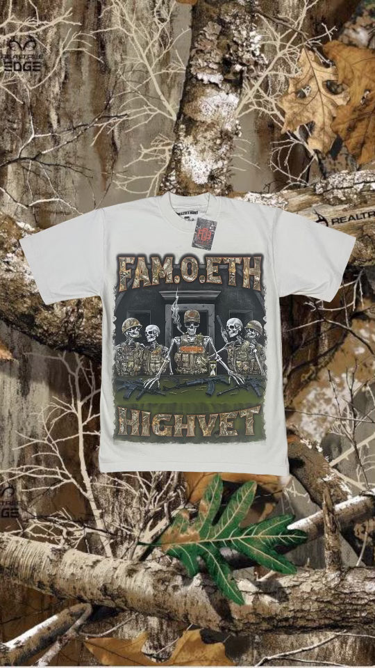 HighVet X FAM.O.ETH collab tee shirt